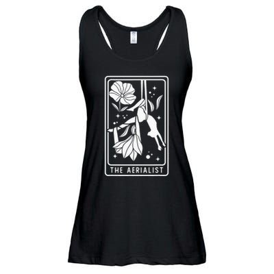 Aerialist Floral Acrobatics Dancer Aerial Silk Circus Sports Ladies Essential Flowy Tank