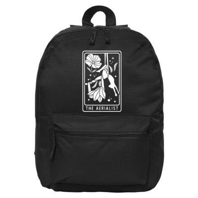 Aerialist Floral Acrobatics Dancer Aerial Silk Circus Sports 16 in Basic Backpack