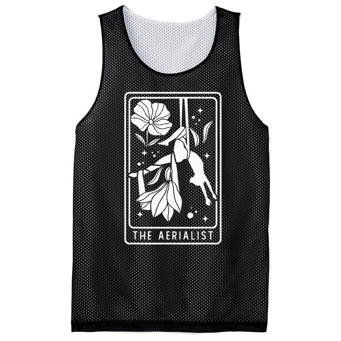 Aerialist Floral Acrobatics Dancer Aerial Silk Circus Sports Mesh Reversible Basketball Jersey Tank