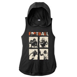 American Football Ladies PosiCharge Tri-Blend Wicking Draft Hoodie Tank