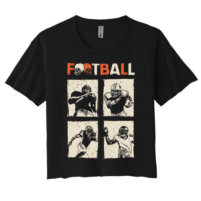 American Football Women's Crop Top Tee