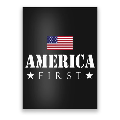 America First Americafirst Poster
