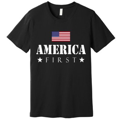 America First Americafirst Premium T-Shirt