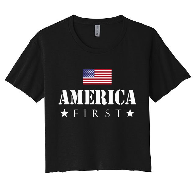 America First Americafirst Crop Top