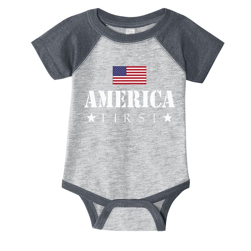 America First Americafirst Infant Baby Jersey Bodysuit