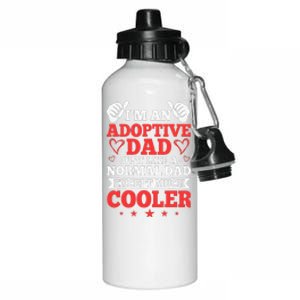 Adopted Father Adoptive Dad Fathers Day Happy Adoption Day Aluminum Water Bottle