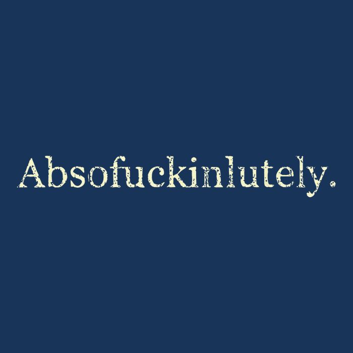 Absofukinlutely Funny Women's Crop Top Tee