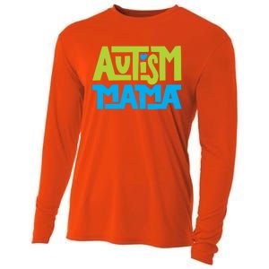 Autistic Family Autism Mama Gift Cooling Performance Long Sleeve Crew