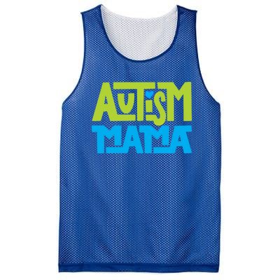 Autistic Family Autism Mama Gift Mesh Reversible Basketball Jersey Tank