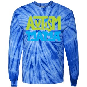 Autistic Family Autism Mama Gift Tie-Dye Long Sleeve Shirt