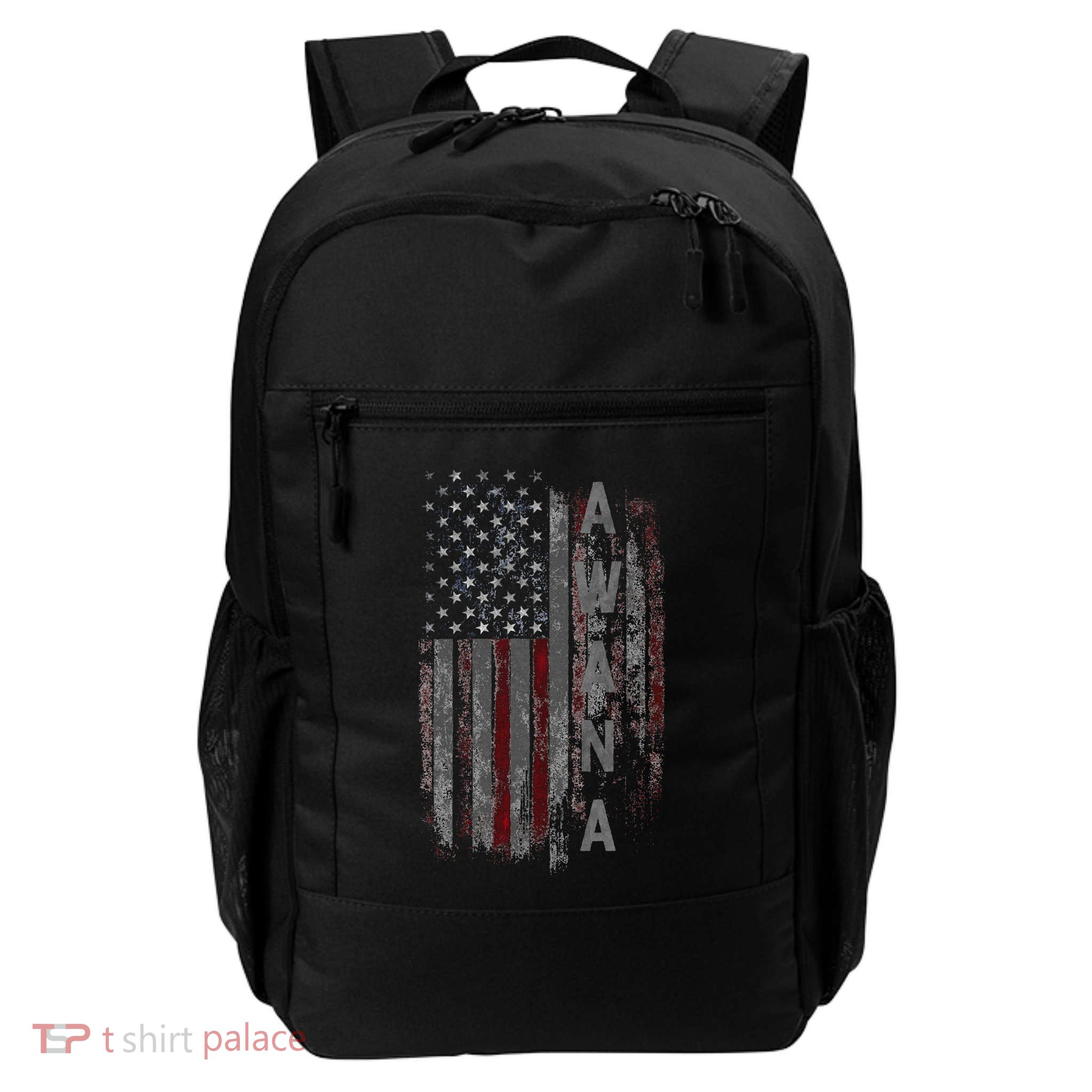 A.W.A.N.A Family American Flag Backpack