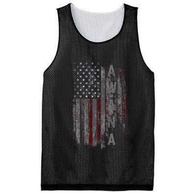 A.W.A.N.A Family American Flag Mesh Reversible Basketball Jersey Tank