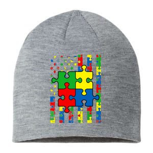 American Flag Autism Awareness Baby Boy Girl Sustainable Beanie