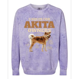 Akita For  Akita Owner Gifts mother's daay Colorblast Crewneck Sweatshirt