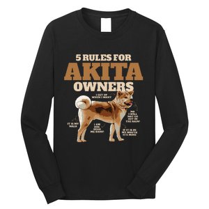 Akita For  Akita Owner Gifts mother's daay Long Sleeve Shirt