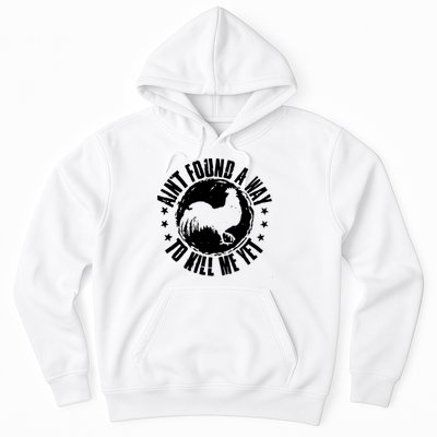 AinT Found A Way To Kill Me Yet Vintage Rooster Hoodie