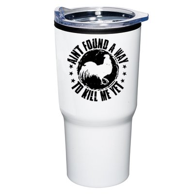 AinT Found A Way To Kill Me Yet Vintage Rooster Tumbler