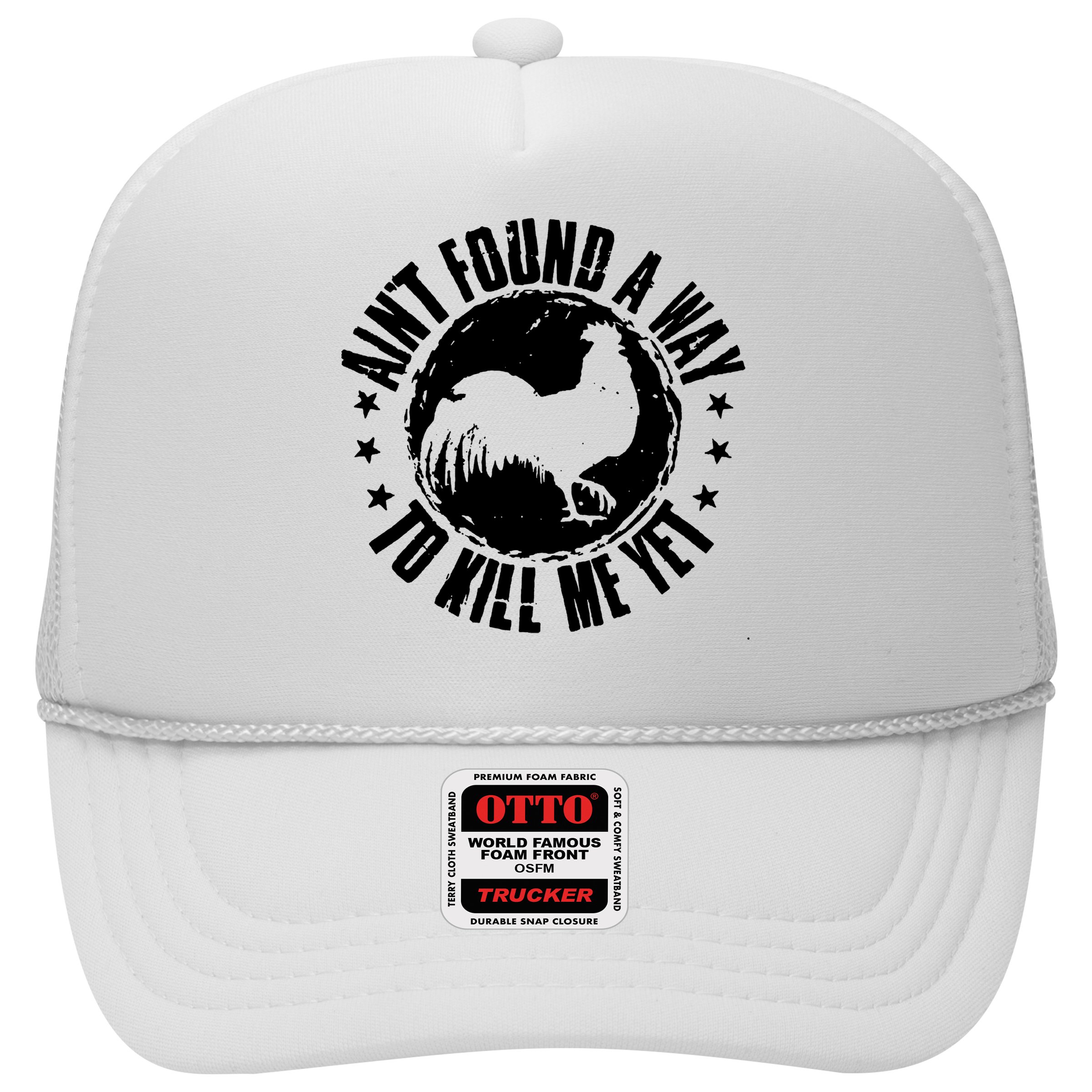 AinT Found A Way To Kill Me Yet Vintage Rooster Hat