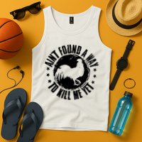 AinT Found A Way To Kill Me Yet Vintage Rooster Tank Top