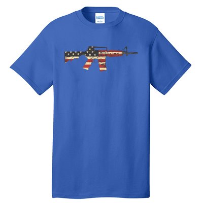 American Flag Ar15 Tall T-Shirt