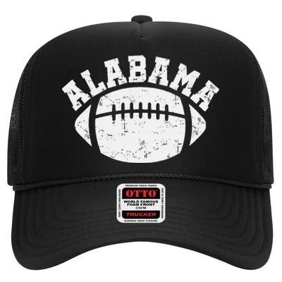 Alabama Football High Crown Mesh Back Trucker Hat