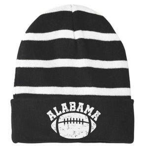 Alabama Football Striped Beanie with Solid Band