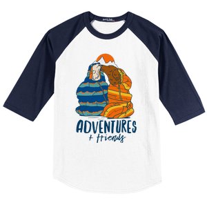 Adventures + Friends Baseball Sleeve Shirt