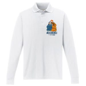 Adventures + Friends Performance Long Sleeve Polo