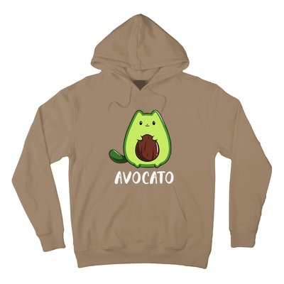 Avocato Funny Avocado Lover Cat Hoodie