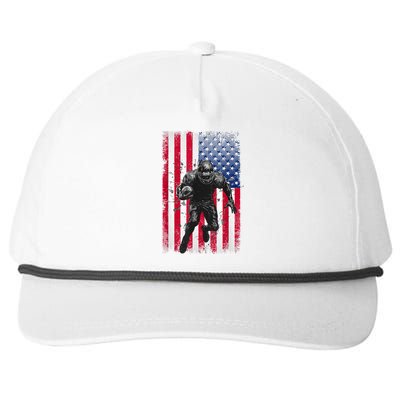 American Football Snapback Five-Panel Rope Hat