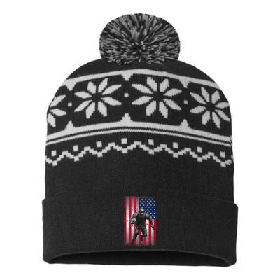 American Football USA-Made Snowflake Beanie