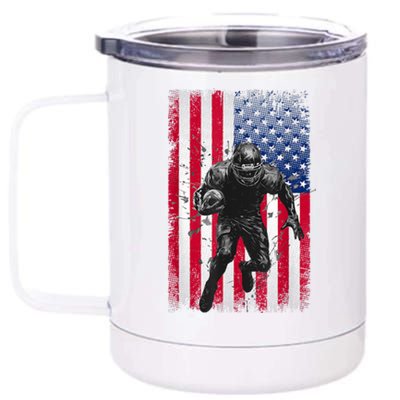 American Football 12 oz Stainless Steel Tumbler Cup