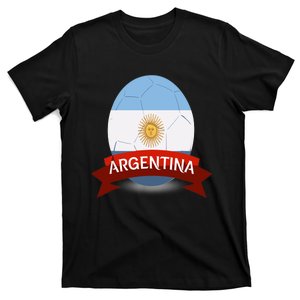 Argentina Flag Argentina Football Fan Soccer Team T-Shirt