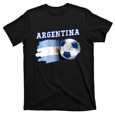 Argentinian Flag Argentina Soccer Fans Support Team Citizens Zip Hoodie T-Shirt