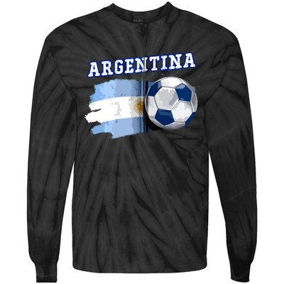 Argentinian Flag Argentina Soccer Fans Support Team Citizens Zip Hoodie Tie-Dye Long Sleeve Shirt