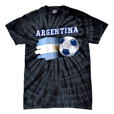 Argentinian Flag Argentina Soccer Fans Support Team Citizens Zip Hoodie Tie-Dye T-Shirt