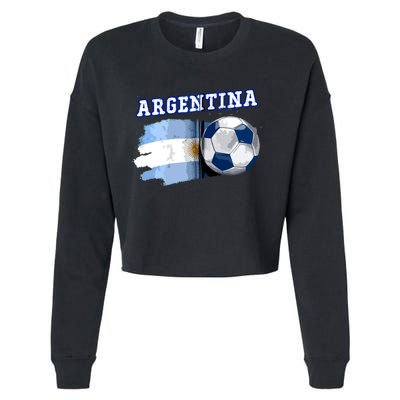 Argentinian Flag Argentina Soccer Fans Support Team Citizens Zip Hoodie Cropped Pullover Crew