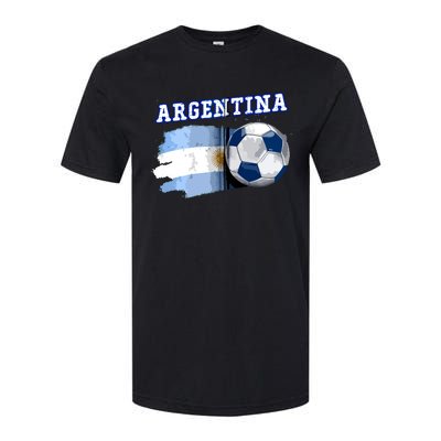 Argentinian Flag Argentina Soccer Fans Support Team Citizens Zip Hoodie Softstyle CVC T-Shirt