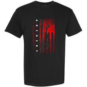 American Flag Archery Garment-Dyed Heavyweight T-Shirt