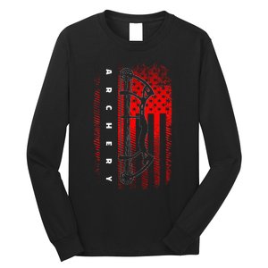 American Flag Archery Long Sleeve Shirt