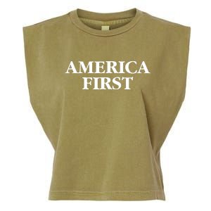 America First Garment-Dyed Women's Muscle Tee