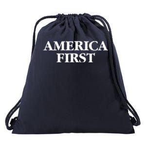 America First Drawstring Bag