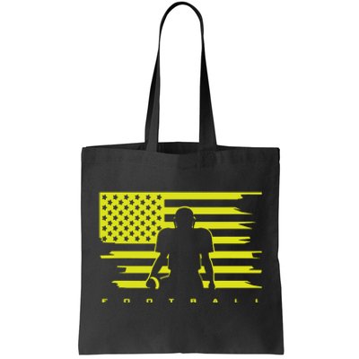 American Football Apparel Football Tote Bag