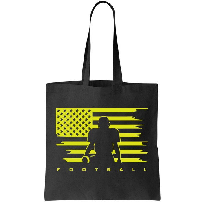 American Football Apparel Football Tote Bag