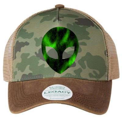 Alien Face Legacy Tie Dye Trucker Hat