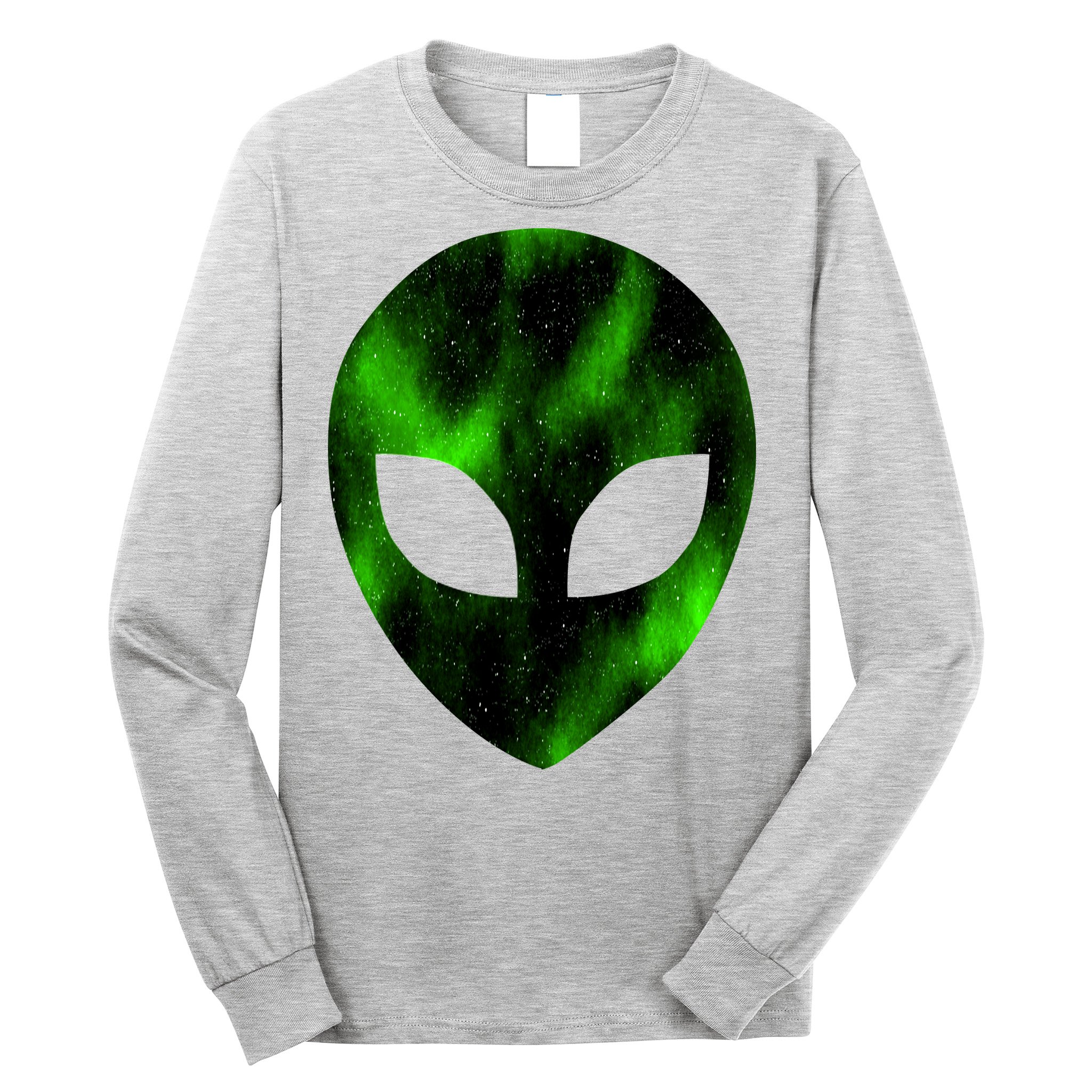 Alien Face Long Sleeve Shirt