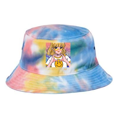 Aesthetic Feminist Af E Power Anime Indie Harajuku Gift Tie Dye Newport Bucket Hat