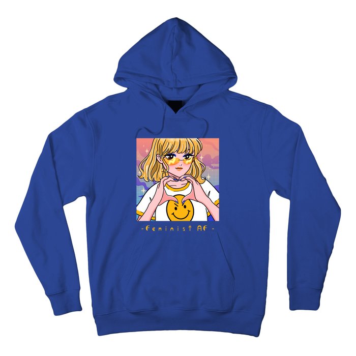 Aesthetic Feminist Af E Power Anime Indie Harajuku Gift Hoodie