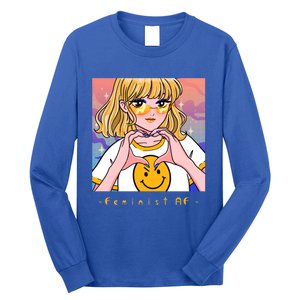 Aesthetic Feminist Af E Power Anime Indie Harajuku Gift Long Sleeve Shirt