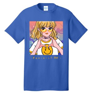 Aesthetic Feminist Af E Power Anime Indie Harajuku Gift Tall T-Shirt